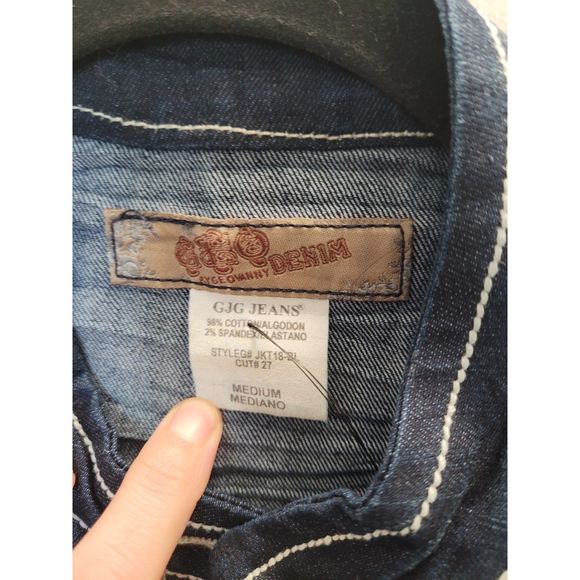 GJG Denim by Geovanny Los Angeles | Medium | Jean Jacket - Picture 11 of 11